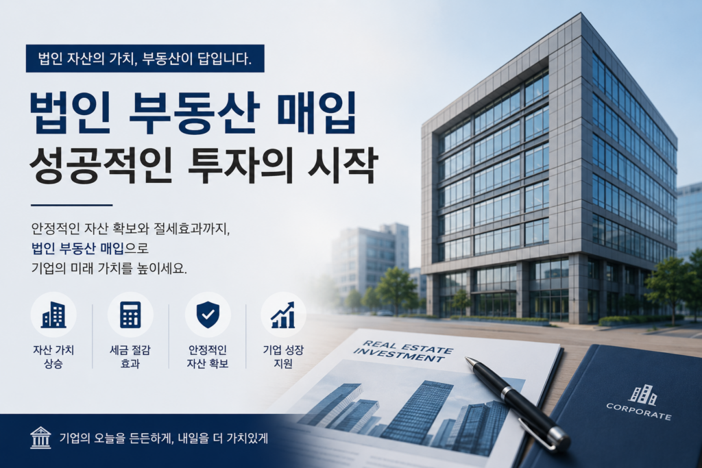 법인 부동산 매입