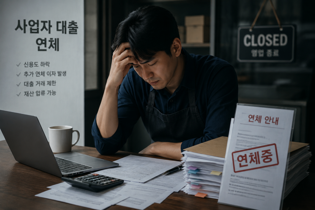 사업자 대출 연체