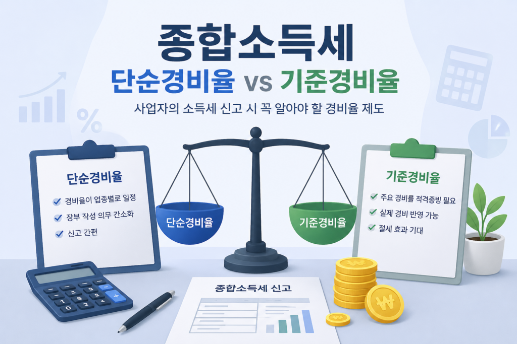 종합소득세 단순경비율 기준경비율