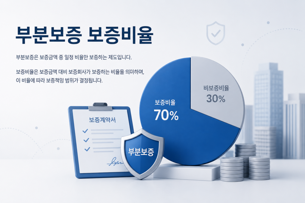 부분보증 보증비율
